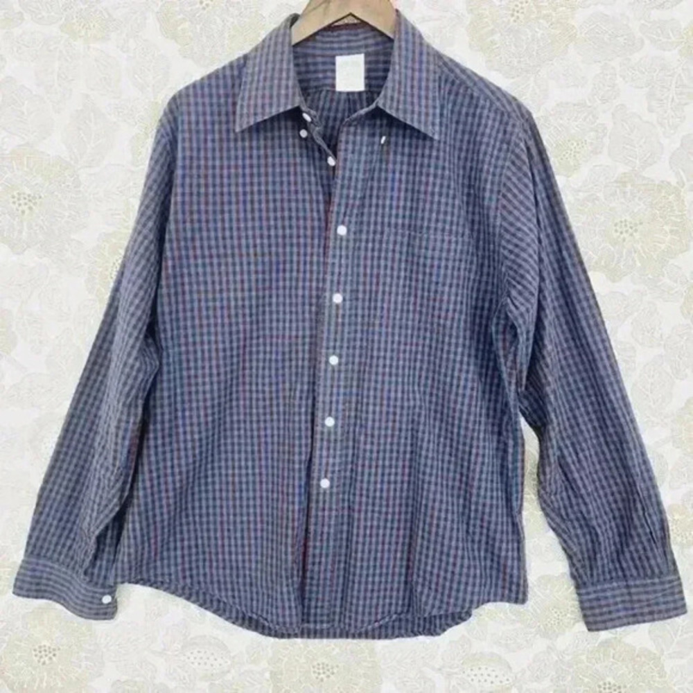 Brooks Brothers Button down Long sleeve Plaid Men's Shirt‎ Size L